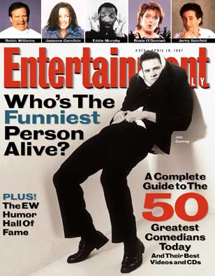 Entertainment Weekly
Jim Carrey on the cover of Entertainment Weekly.

Issue: #375 - April 18, 1997
Keywords: Entertainment Weekly Magazine 1997