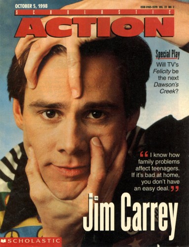Action
Jim Carrey on the cover of Action.

Issue: October 5, 1998
Keywords: Action Magazine 1998
