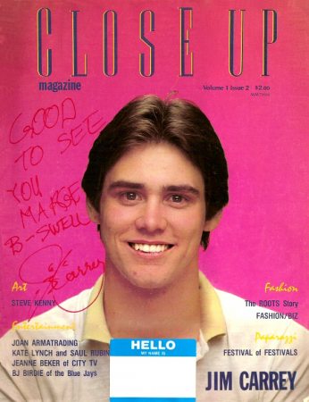 Close Up Magazine
Jim Carrey on the cover of the Canadian Close Up Magazine.

Issue: #1 - 1983
Keywords: Close Up Magazine 1983