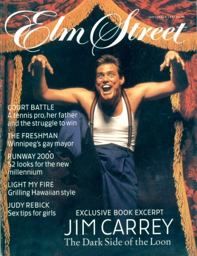 Elm Street
Jim Carrey on the cover of Elm Street.

Issue: September, 1999
Keywords: Elm Street Magazine 1999