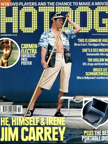 Hotdog
Jim Carrey on the cover of Hotdog.

Issue: October, 2000
Keywords: Hotdog Magazine 2000