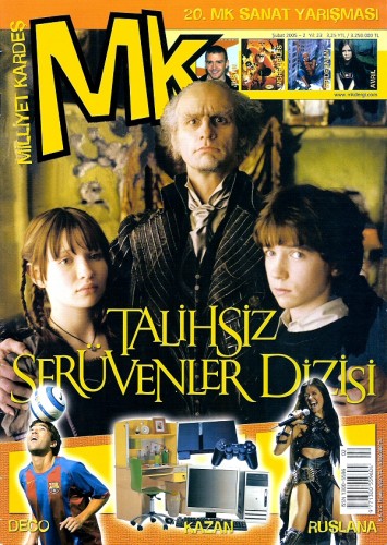Milliyet Kardes
Jim Carrey on the cover of the Turkish Milliyet Kardes Magazine.

Issue: 2005
Keywords: Milliyet Kardes Magazine Lemony Snicket Count Olaf Turkey 2005