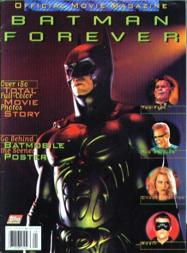 Official Batman Forever Magazine
The official Batman Forever movie magazine.

Issue: 1995
Keywords: Batman Forever Magazine 1995