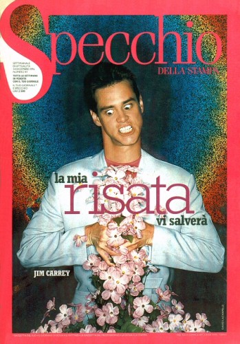 Specchio
Jim Carrey on the cover of the Italian Magazine Specchio.

Issue: December 14, 1996
Keywords: Specchio Italy 1996