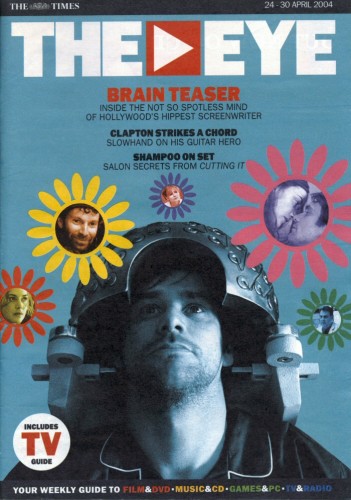 The Eye
Jim Carrey on the cover of the newspaper The Times - The Eye.

Issue: April 24-30, 2004
Keywords: The Times The Eye Newspaper 2004